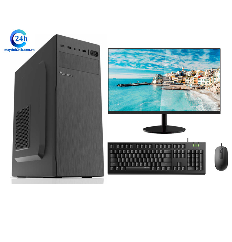 BỘ CÂY CPU INTEL I3-6100 RAM 8G SSD 120G HDD 500G MÀN 21.5