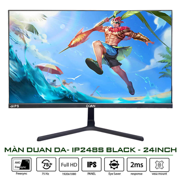 MÀN HÌNH DUAN DA- IP248S BLACK 24 ICNH /IPS/75HZ